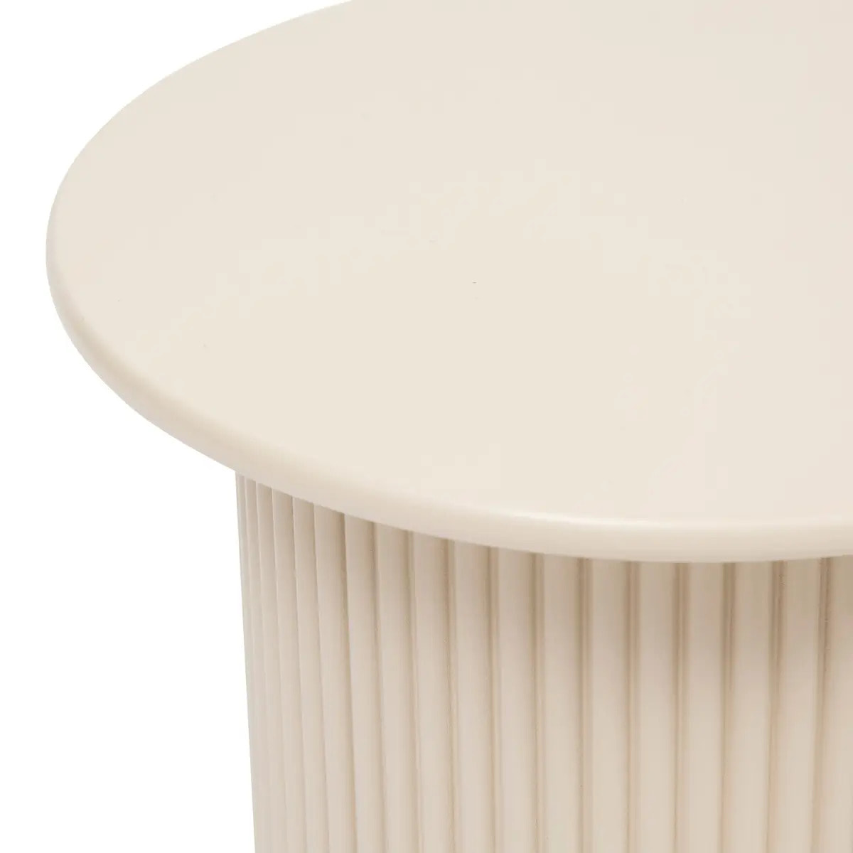Lot de 2 tables gigognes "Eino" beige 40x40x38cm