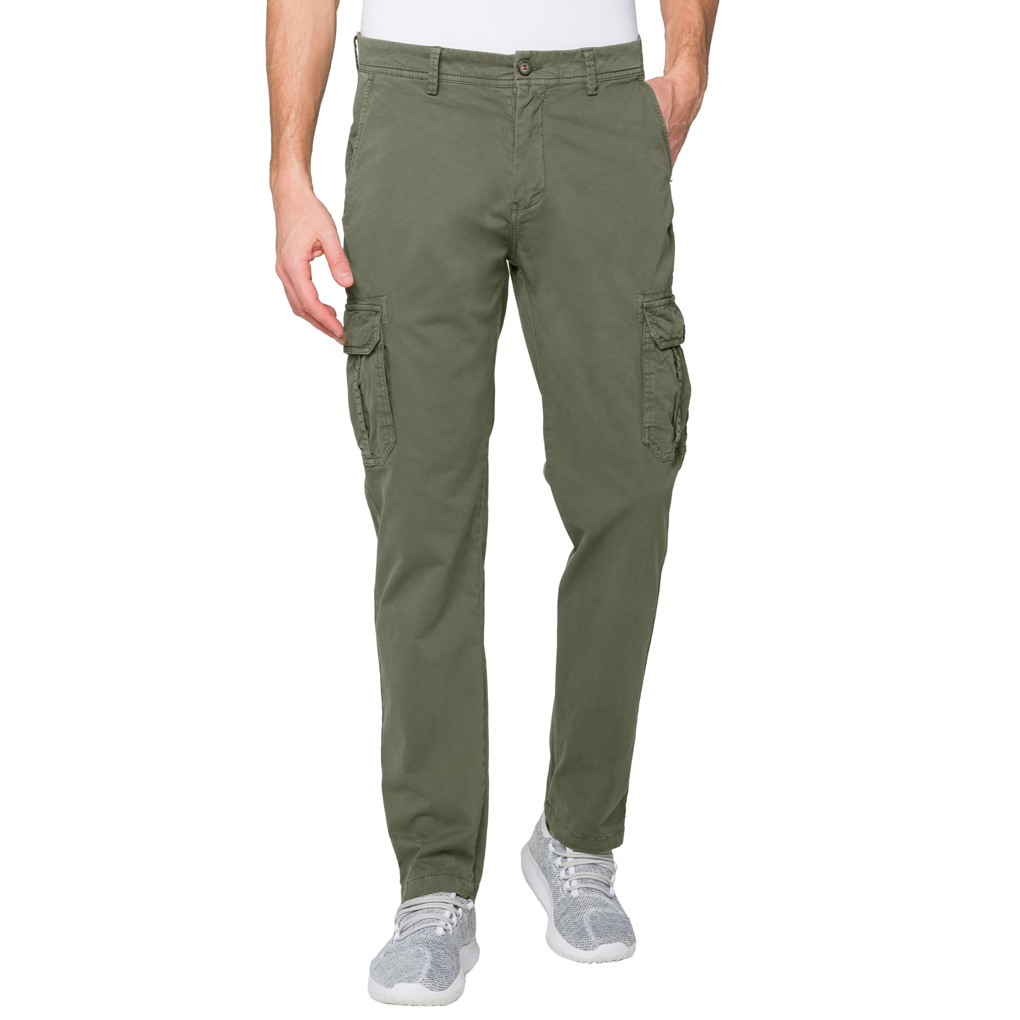 Pantalone cargo Hot Buttered Jasper verde militare.