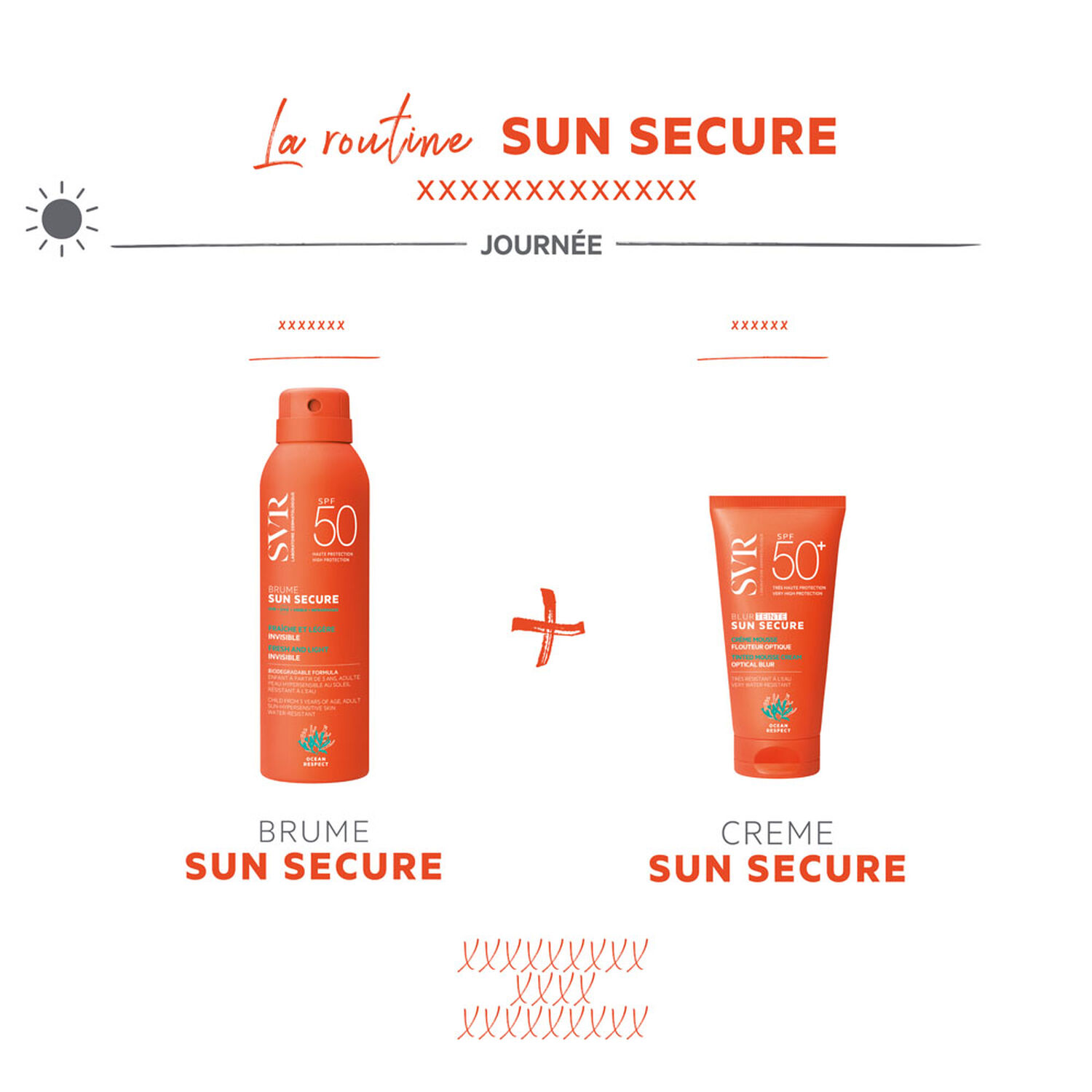 Sun Secure SPF50+  - Crème Biodégradable Hydratante 50 ml