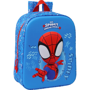 Mochila guarderia 3d spidey 3d