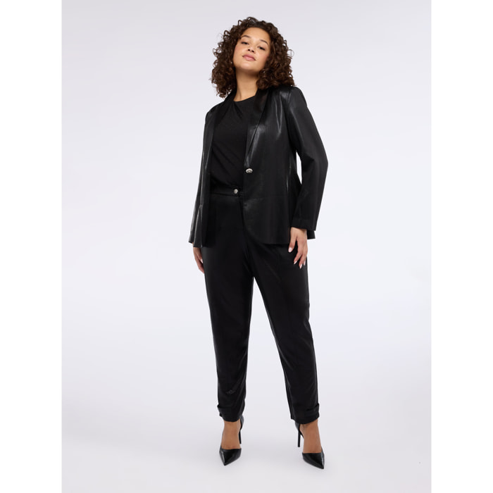 Fiorella Rubino - Top con punti luce - Nero