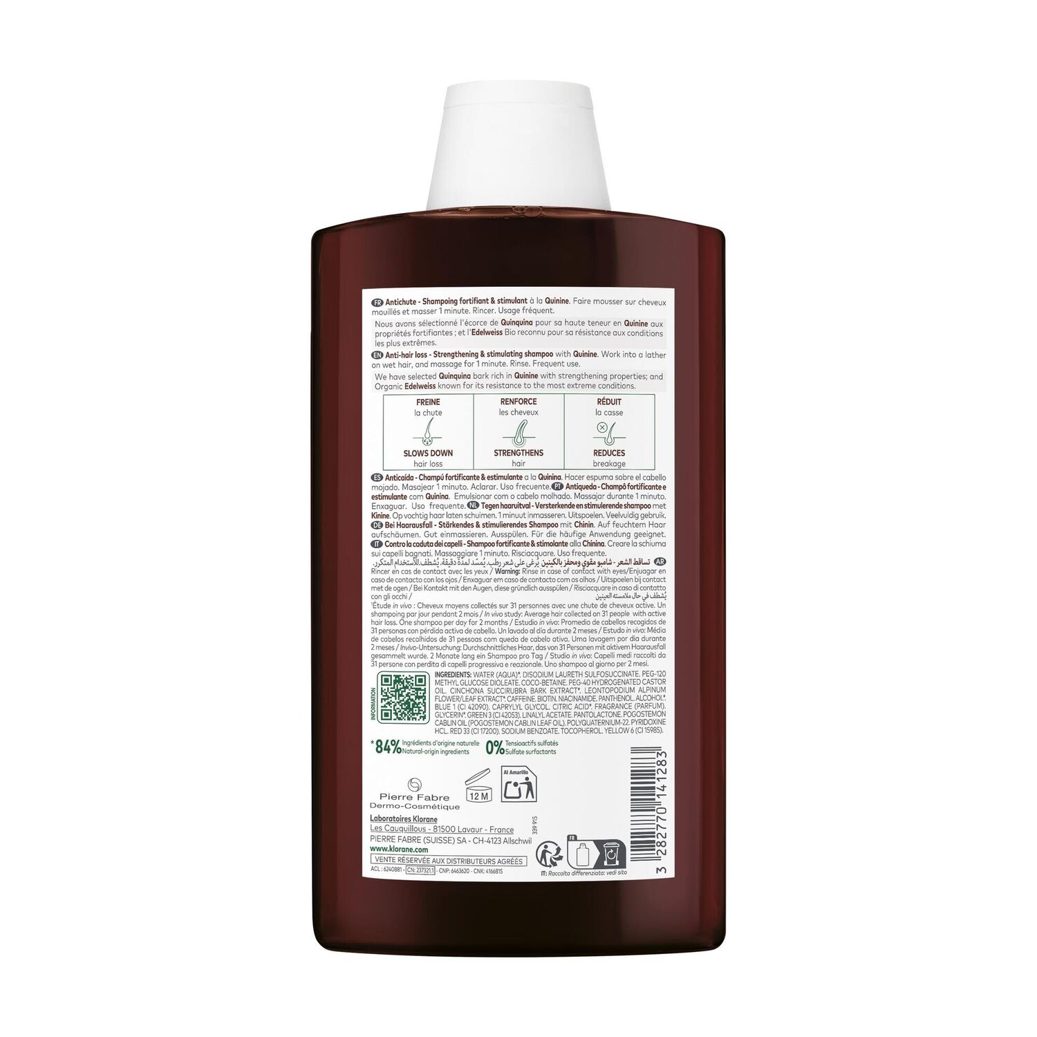 Antichute - Shampoing fortifiant et stimulant