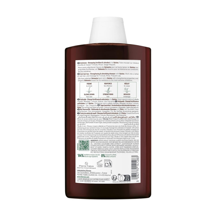 Antichute - Shampoing fortifiant et stimulant