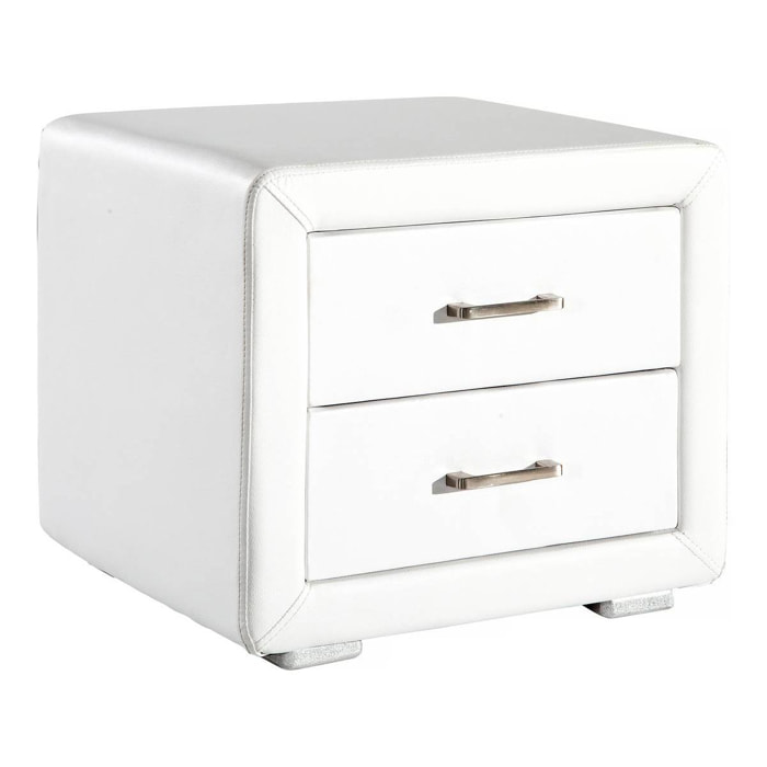Chevet ''Lola'' - 49 x 37 x 44.5 cm - Blanc