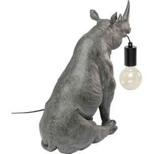 Lampe rhino assis gris Kare Design