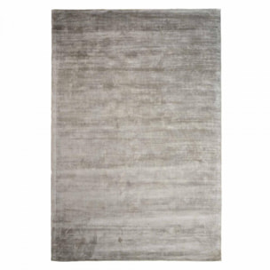 Tapis artisanal doux et soyeux tufté main en viscose