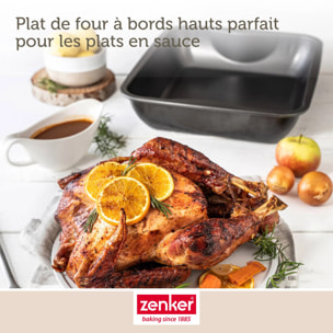 Ensemble de 2 Plats à four XXL rectangle 40 x 34 cm Zenker Spécial Cooking