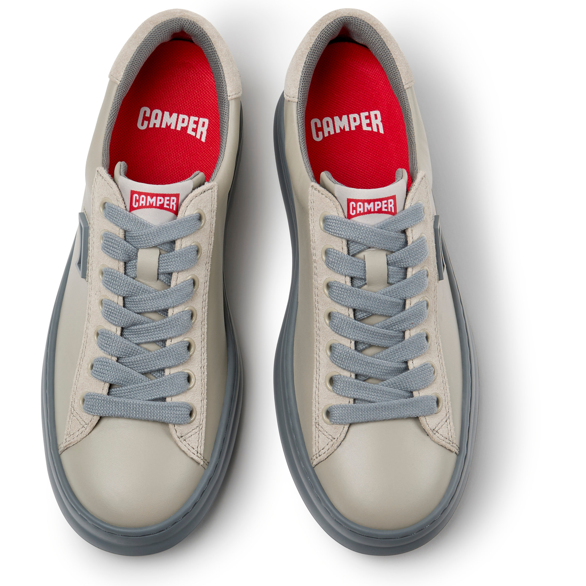 Zapatillas - CAMPER Runner Four - Beige - Piel lisa