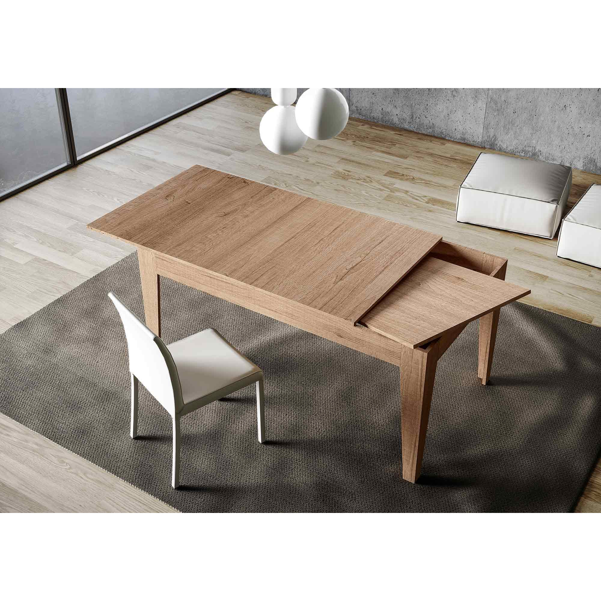 Table extensible 90x120/180 cm Cico Chêne Nature