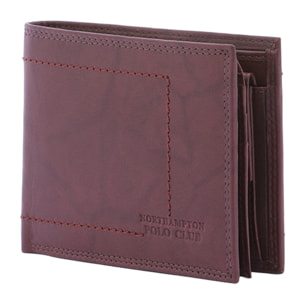 Portafoglio  da uomo In Vera pelle Made in Italy 9,5x12x2,5 cm