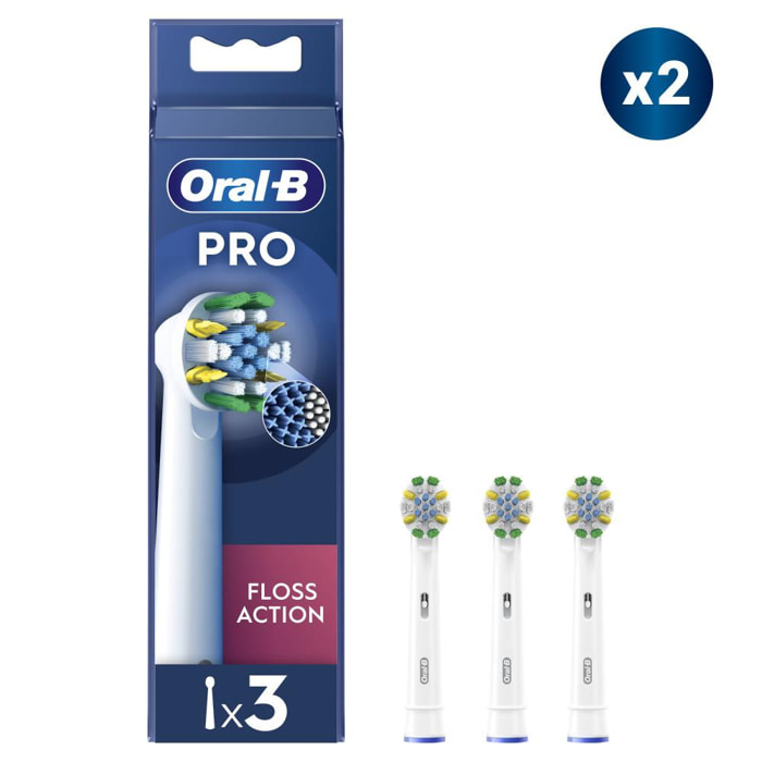 Oral-B Pro Floss Action - 6 Brossettes