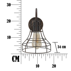 LAMPADA DA MURO INDUSTRY -A- OFFICINE55 MULTICOLORE