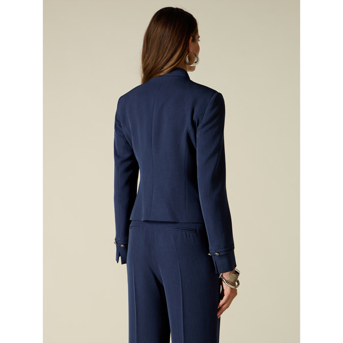 Oltre - Chaqueta con botones heráldicos - Azul