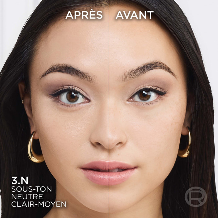 L'Oréal Paris Accord Parfait Fond de Teint Fluide 3.N Beige Crème 30ml