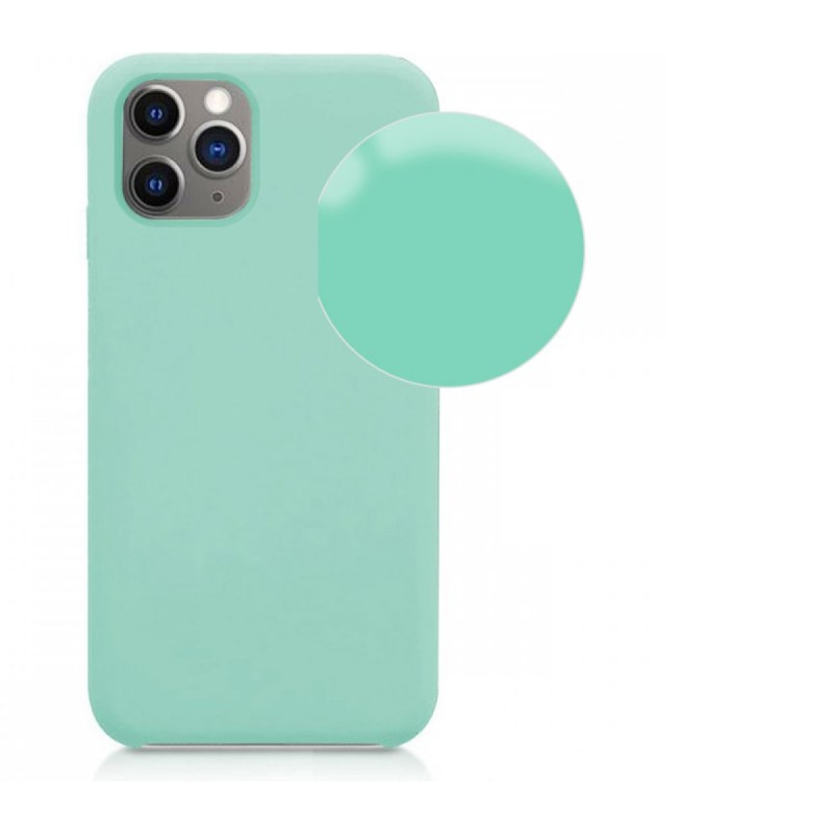 Coque iPhone 11 Pro silicone liquide Vert Pâle