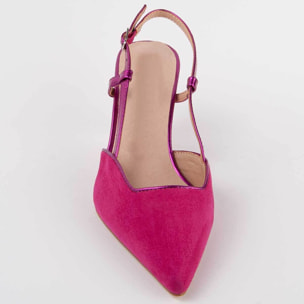 Zapato De Tacón - Rosa - Altura: 6 Cm