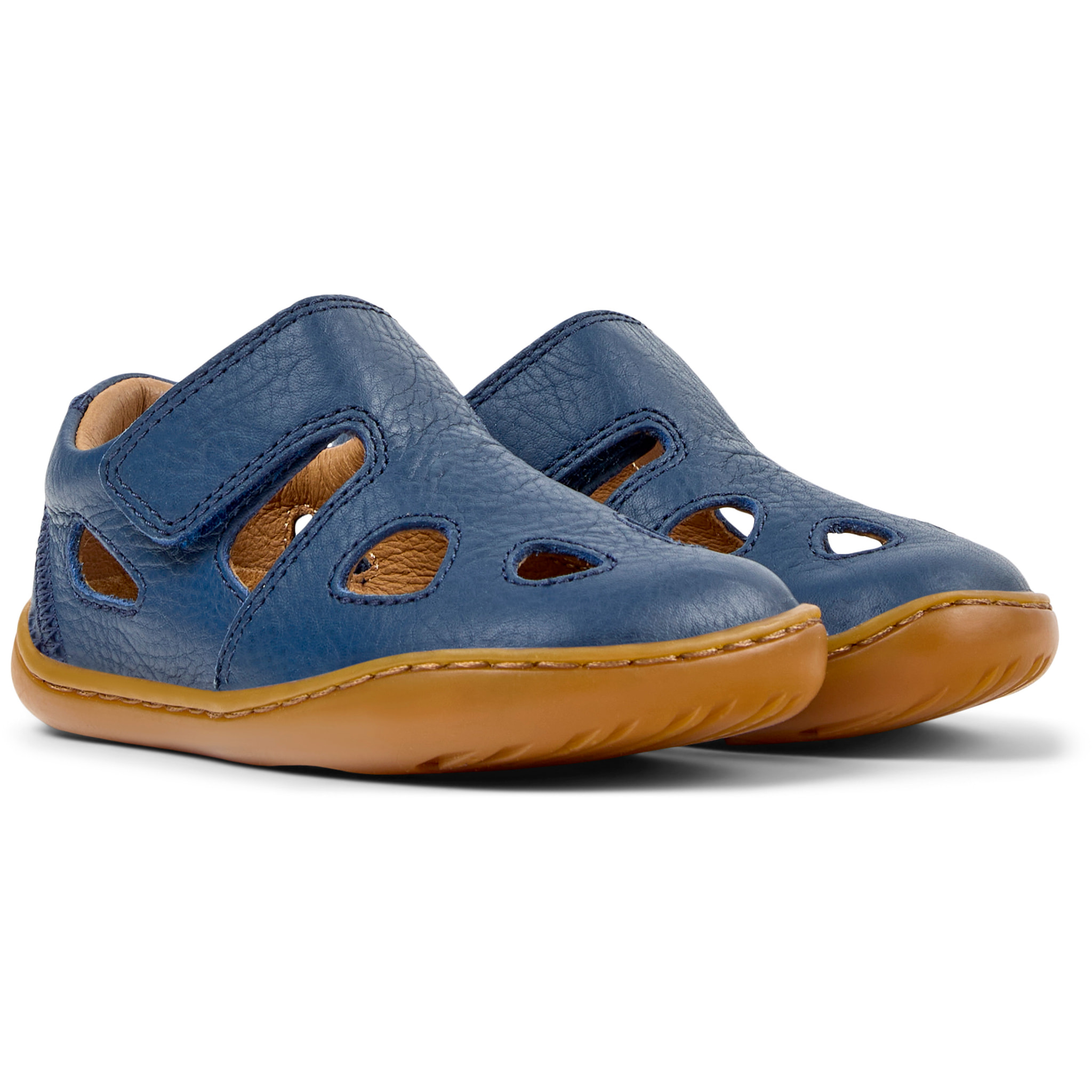 Ballerini - CAMPER Peu Cami - Blu - Pelle liscia