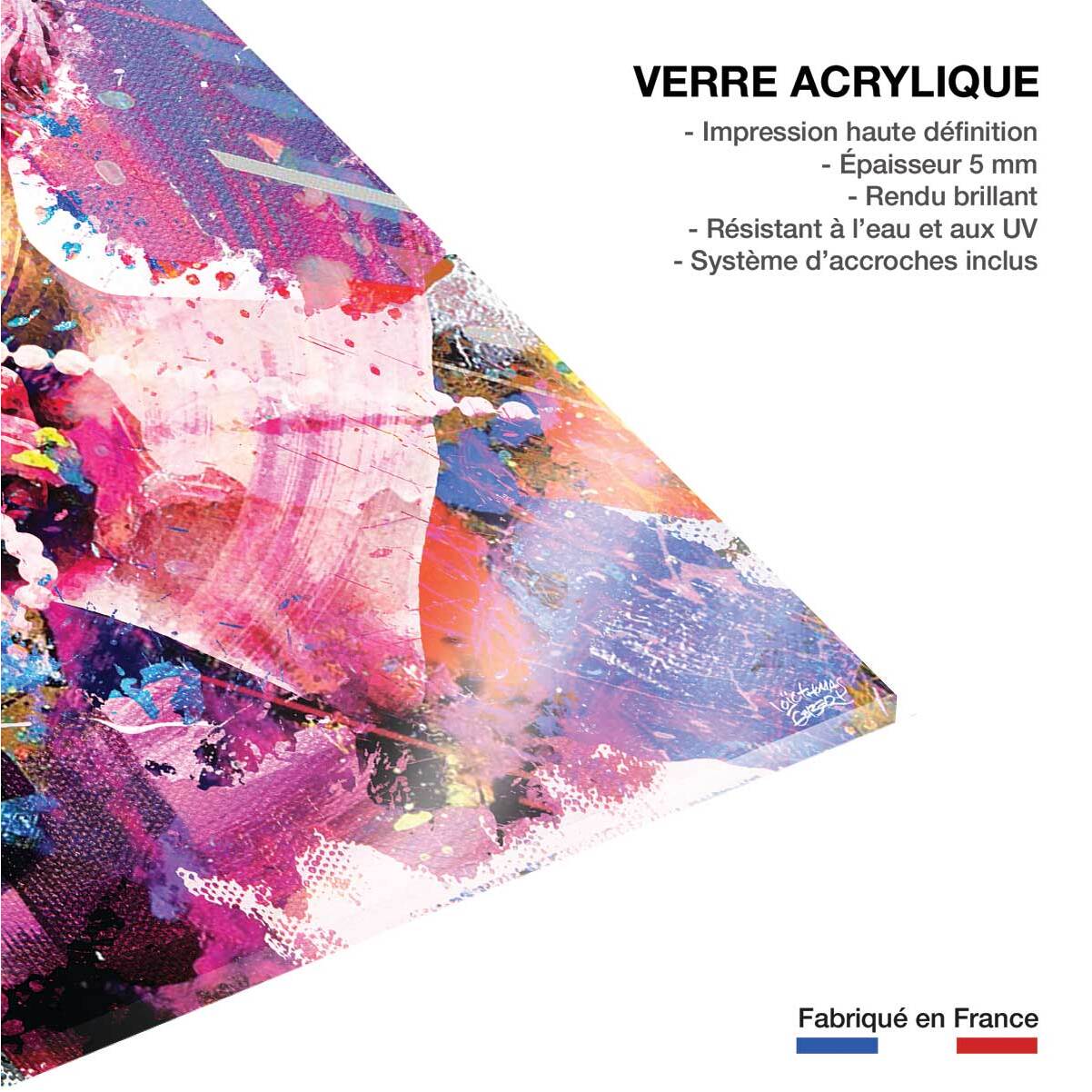 Tableau Affiche illustration graffiti marilyn Tableau plexiglas