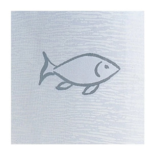 Rideau de douche Polyester KOS Argent Spirella