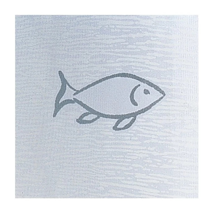 Rideau de douche Polyester KOS Argent Spirella