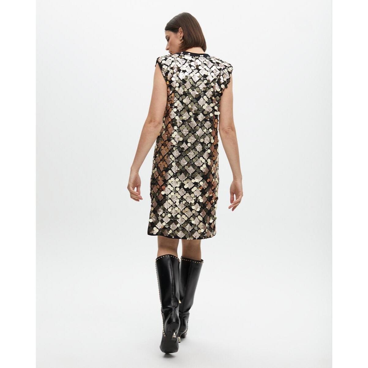 Abito Lungo di Paillettes