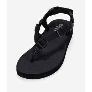 Sandalias deportivas negras de dedo