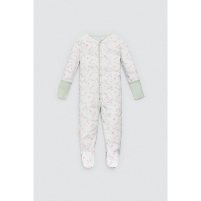 Tutina per neonato a maniche lunghe con motivo Fairy Tale