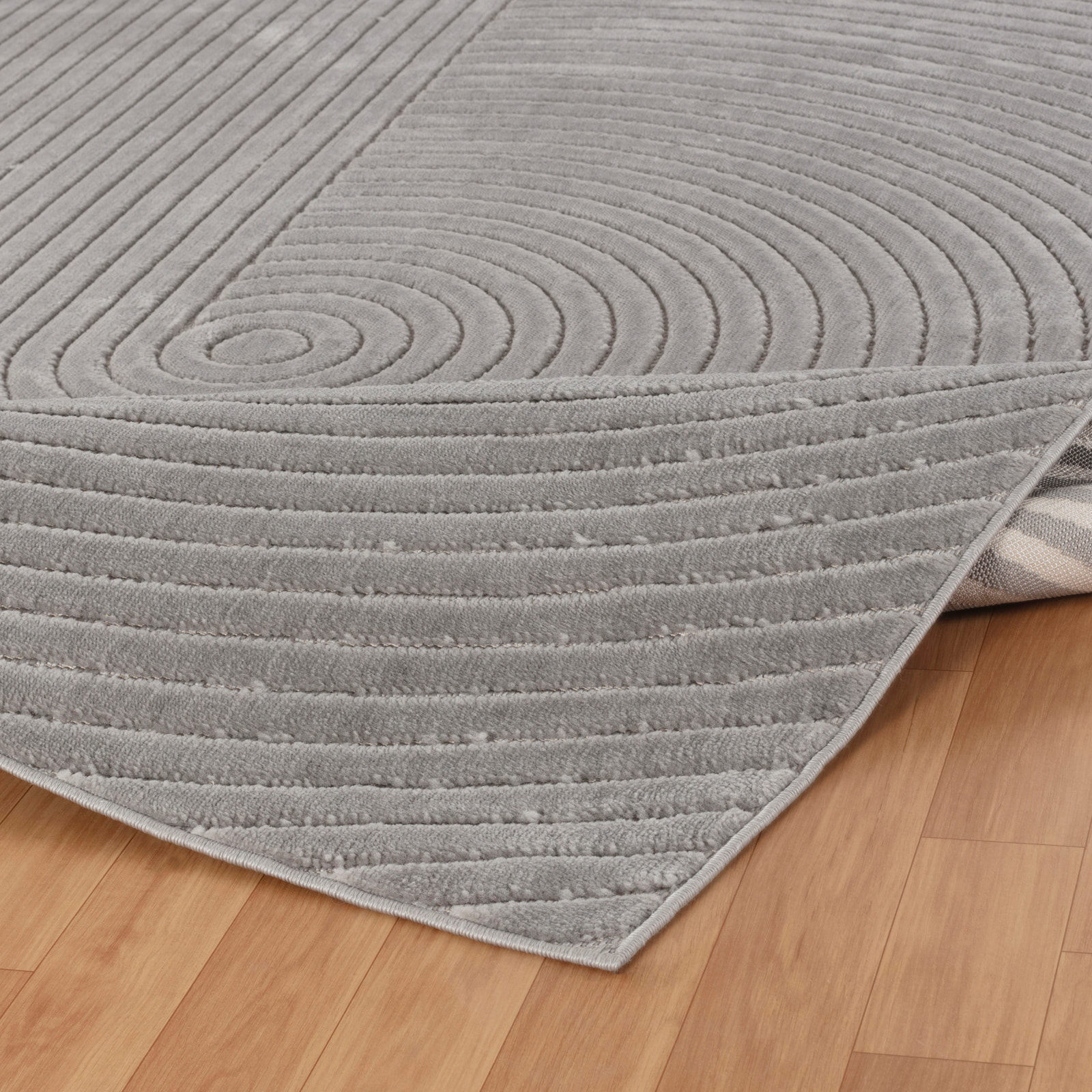 EMIKO Alfombra de Interior/Exterior con Motivos 3D en Relieve