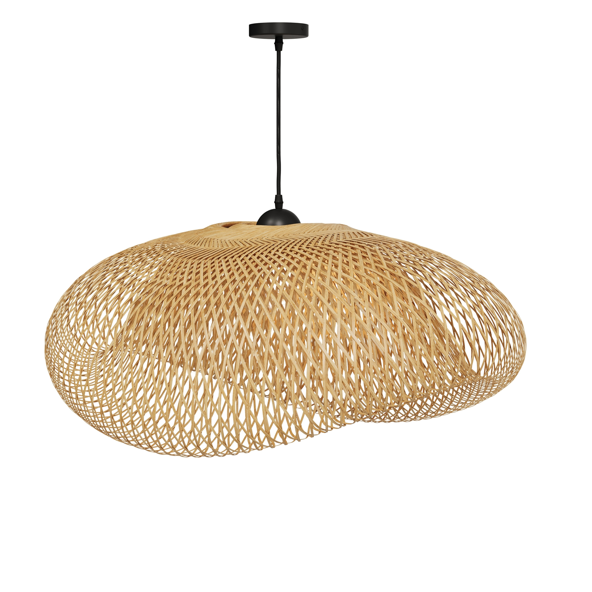 Suspension en bambou naturel D88 cm - Anya