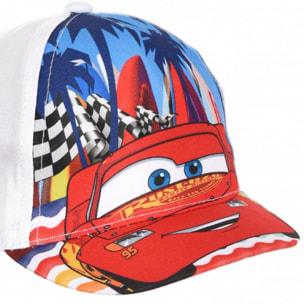 Cappellino Cars Bianco Lui Disney Bianco