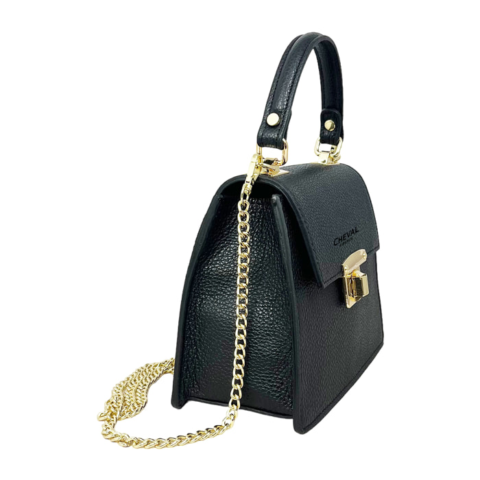 Bolso de Mano Cheval Firenze Saturno Negro