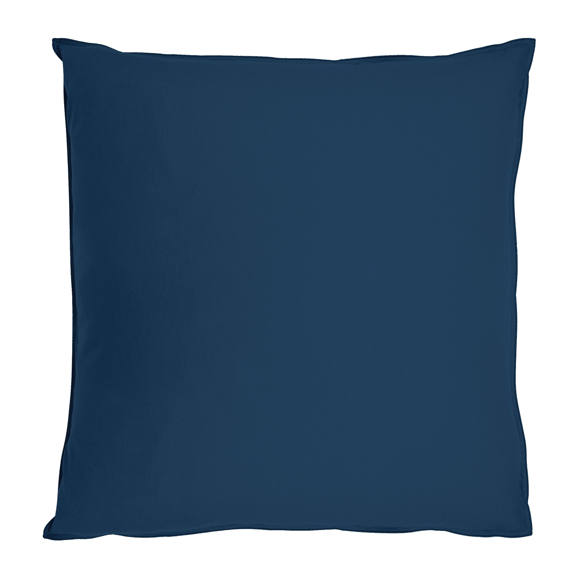 Taie d'oreiller en percale de coton lavé, DOUCEUR LAVÉE