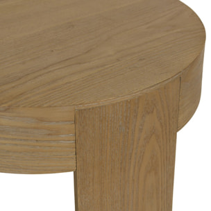 ELLA - Table d'appoint ronde D50cm couleur naturelle design arrondi