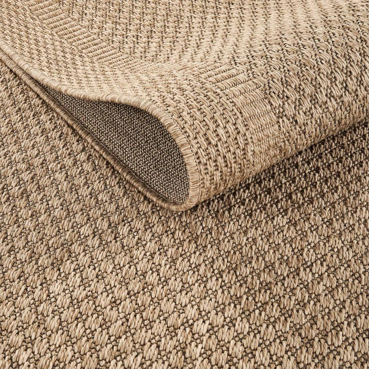 Tapis extérieur, motif faux uni, style kilim, NOLIM 5