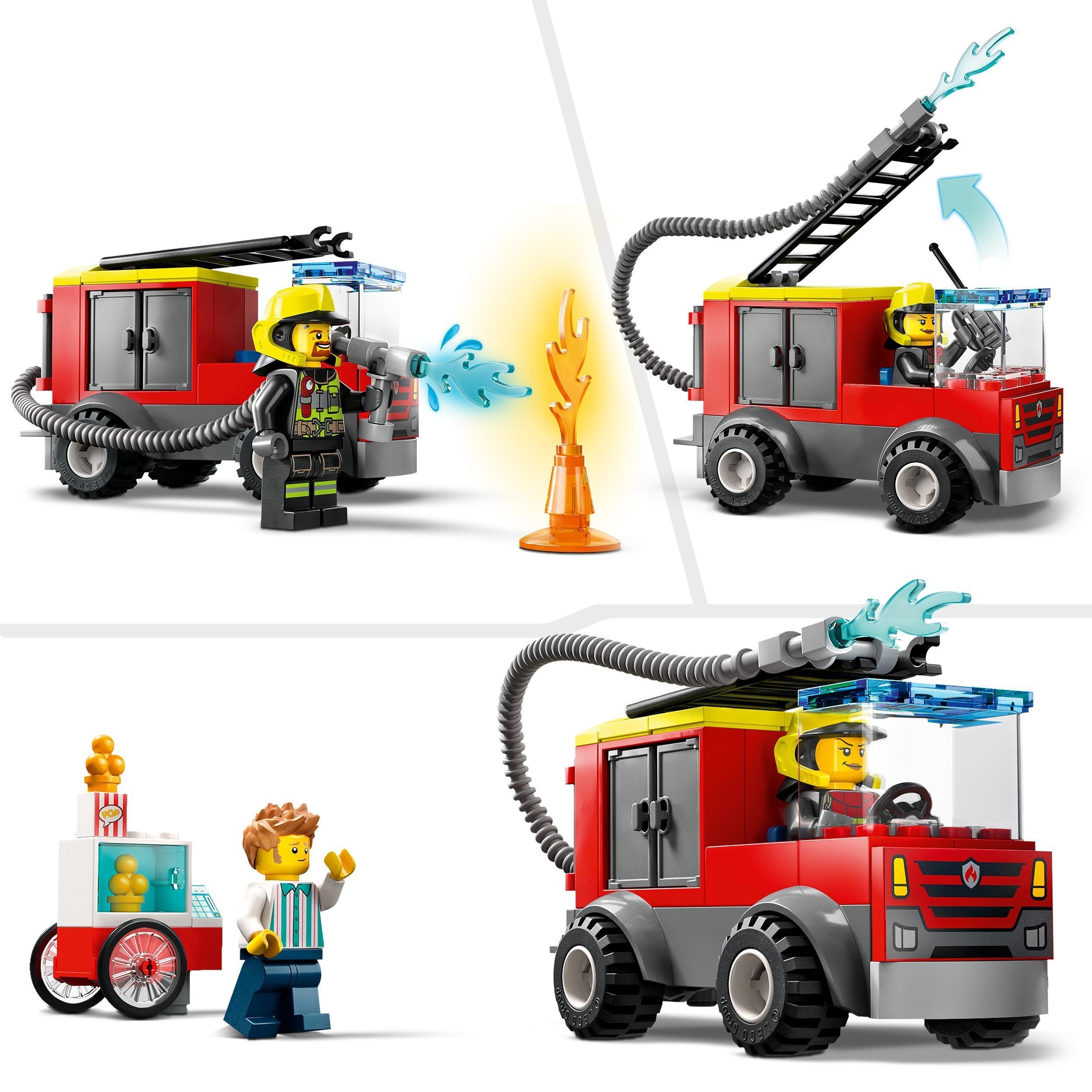 LEGO CITY FIRE 60375 - CASERMA DEI POMPIERI E AUTOPOMPA