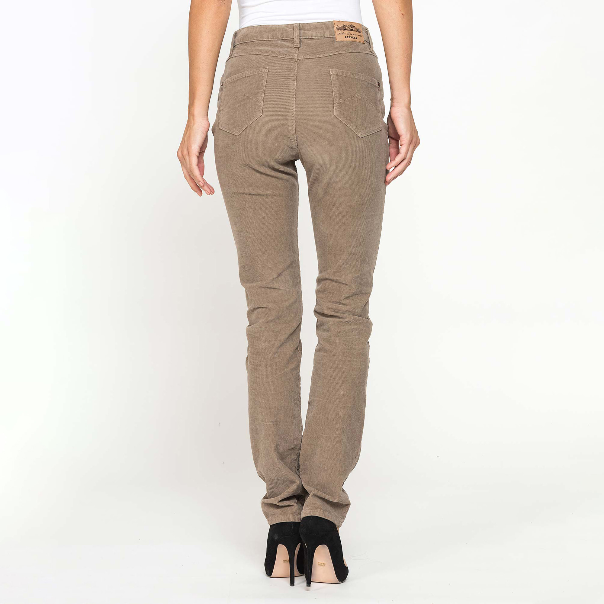 PANTALONE CINQUE TASCHE COMFORT FIT IN VELLUTO STRETCH 1000 RIGHE