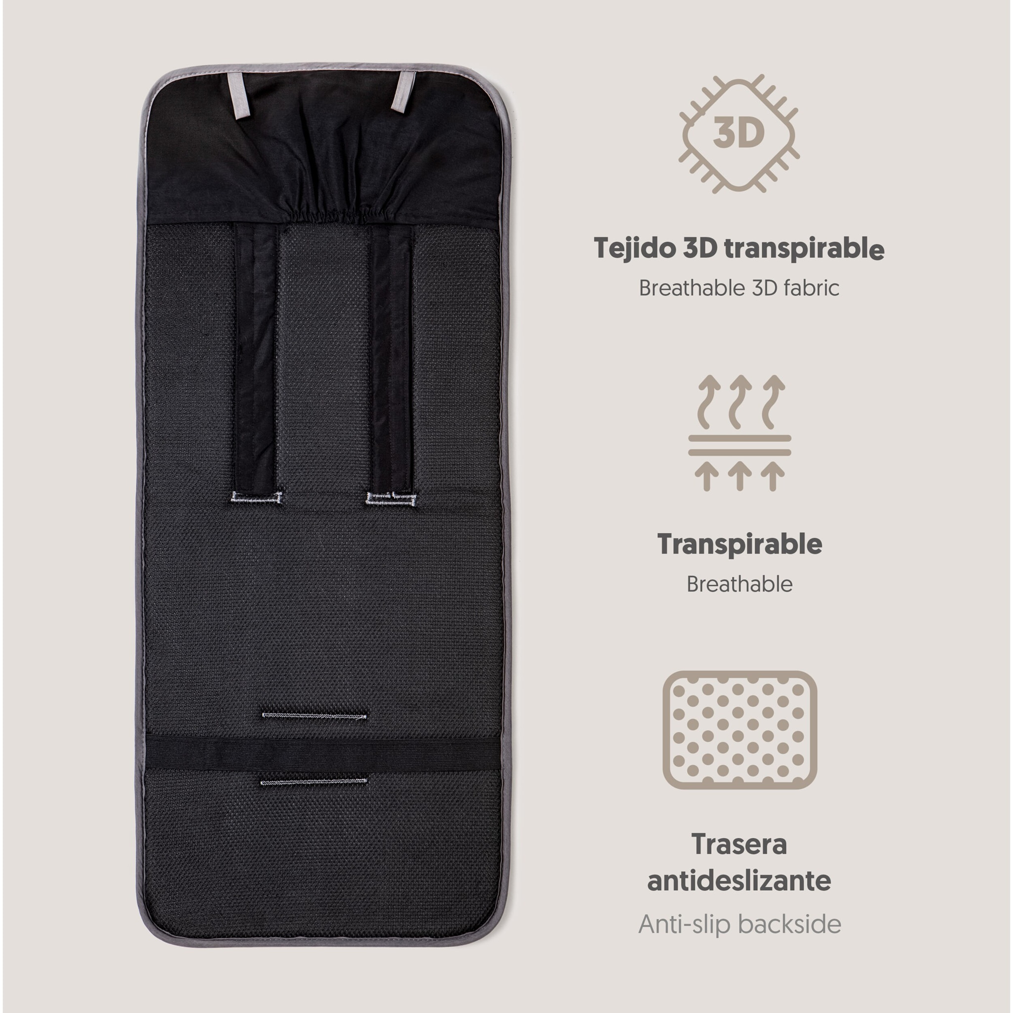 Colchoneta para Sillita mod. Cat Rosa