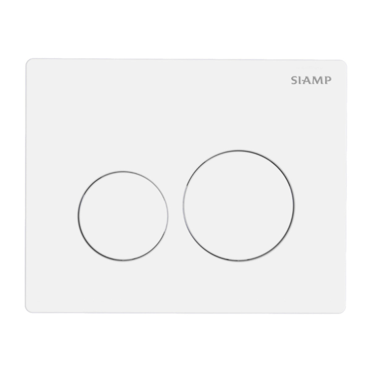 Plaque de commande SIAMP Sphère Ingenio blanc