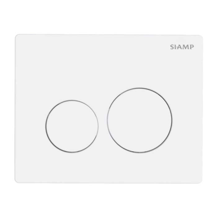 Plaque de commande SIAMP Sphère Ingenio blanc