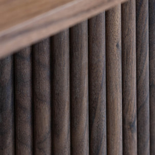 Table extensible en bois foncé 180-220cm SIERRA