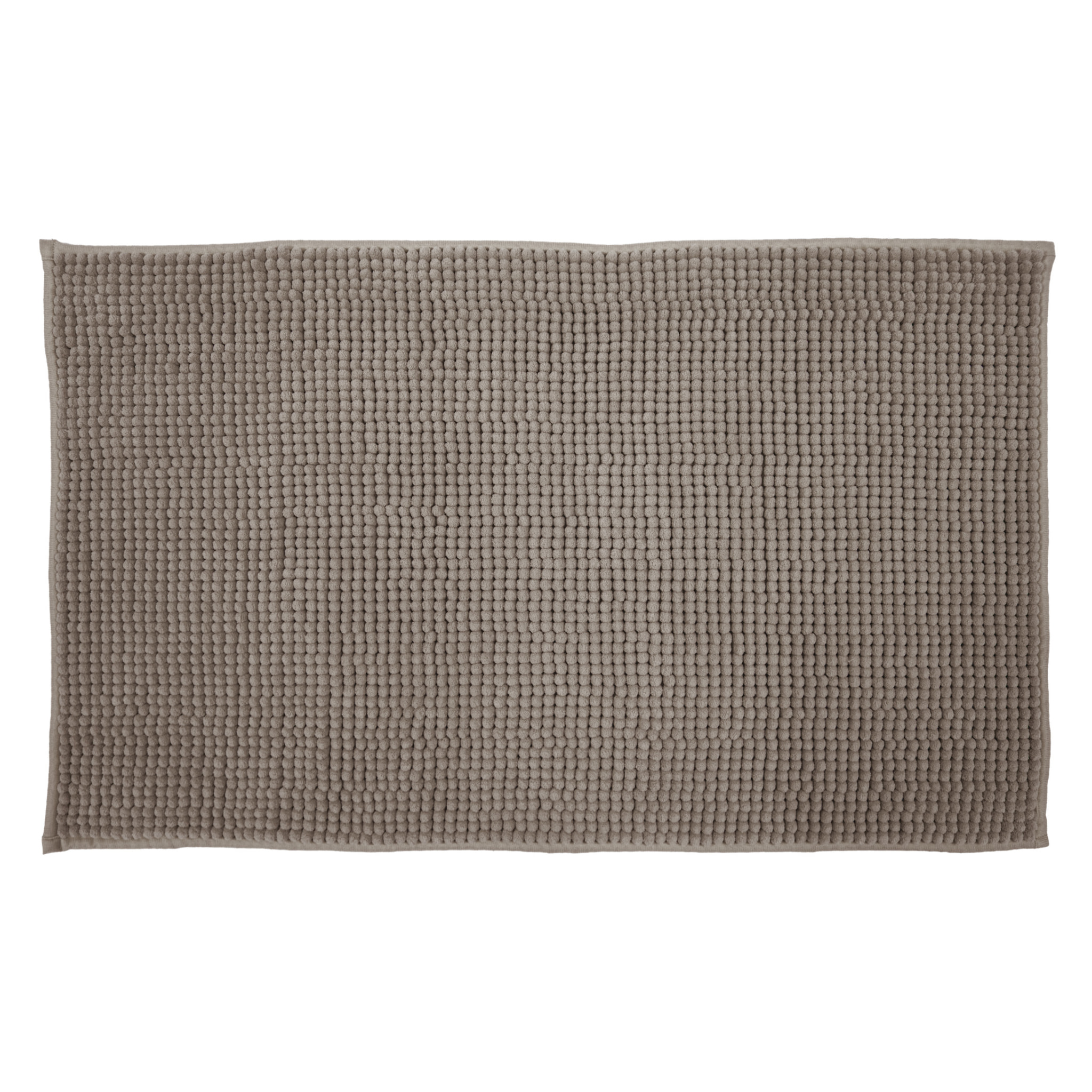 TAPPETO BAGNO SCENDI DOCCIA 100% POLIESTERE TORTORA