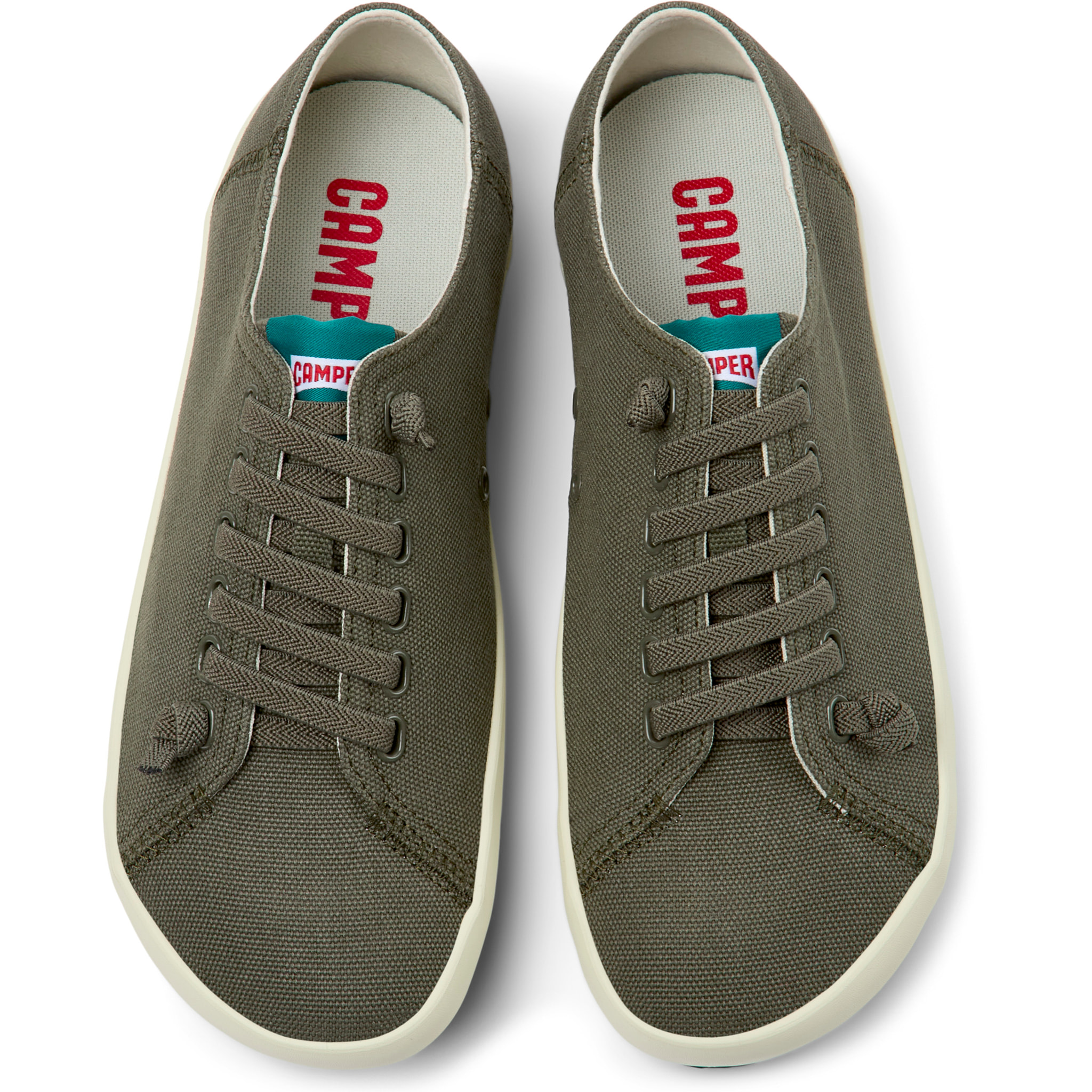 Sneakers - CAMPER Peu Rambla Vulcanizado - Verde - Tessuto naturale