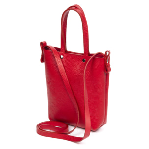 Italia Borsa a tracolla Donna.Pelle autentica Dollaro