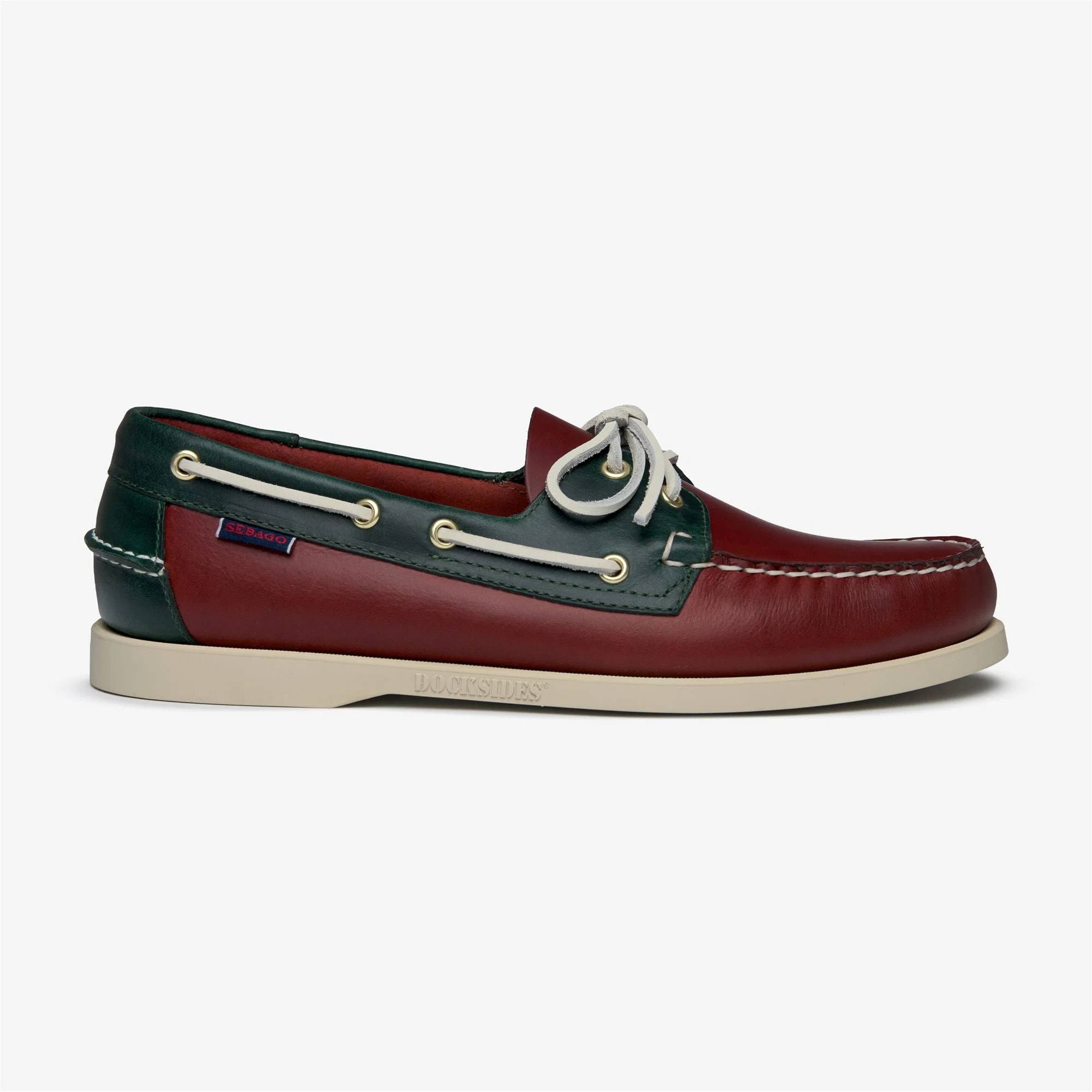Sebago - Docksides Uomo Rosso - Docksides Portland Waxed