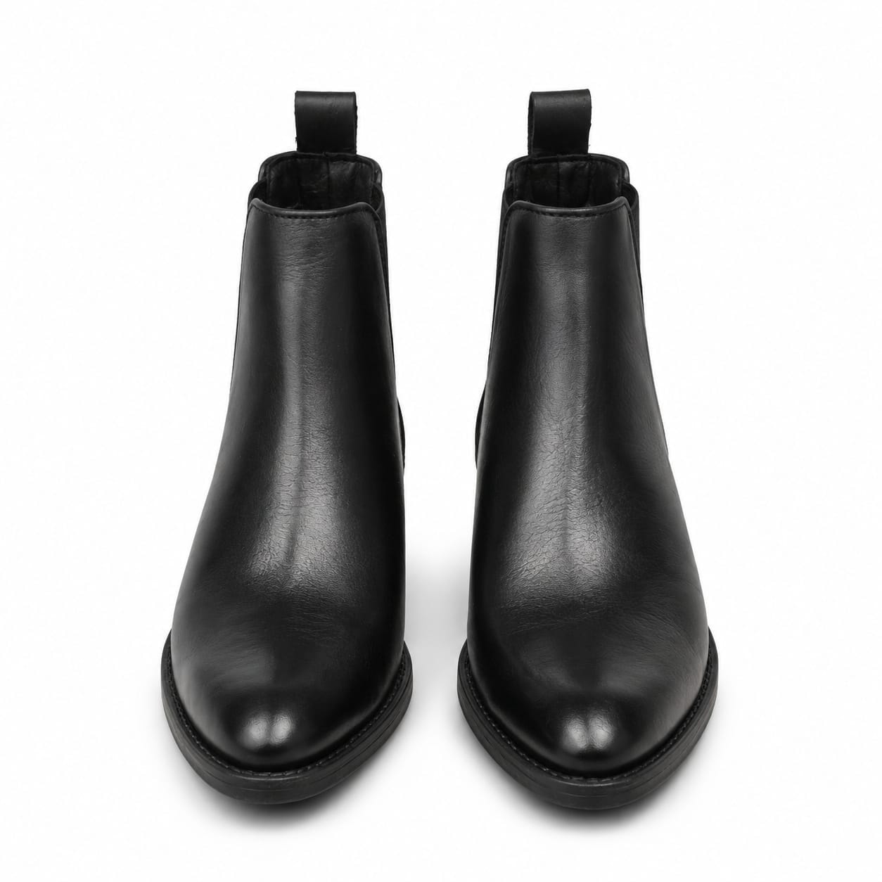 Texano basso in vera pelle - tacco 5 cm
