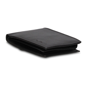 Portafoglio uomo in vera pelle - Modello Astero Plus - Casual - 13.0 x 10.0 x 2.0 cm