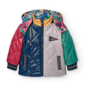 Parka reversible de bebé niño