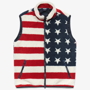 Felpe Sebago Uomo Bianco 1946FLAG VEST