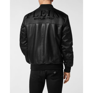 PHILIPP PLEIN Leather Bomber