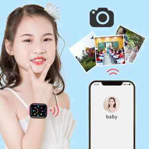 Smartwatch T17C con schermo rotante a 360. Localizzatore GPS, Wifi e LBS.